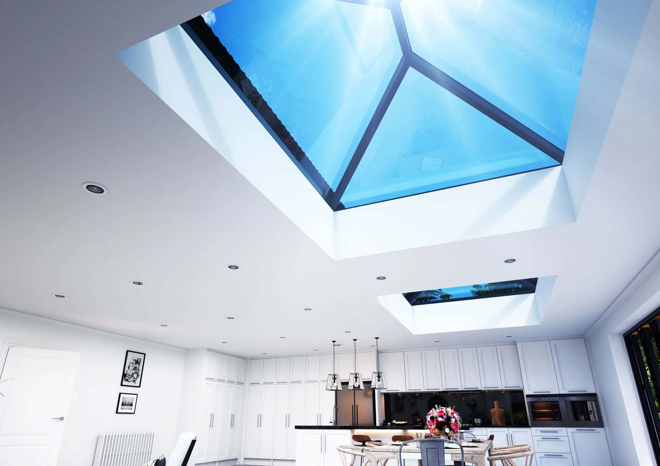 Korniche Roof Lanterns for Newcastle and North East Kitchen Extensions: Transform Your Home with Natural Light